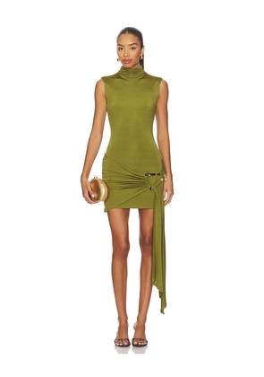 Lovers and Friends Darcy Mini Dress in Olive. Size S. Also in XS, XXS.