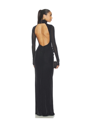 Lovers and Friends Lucille Gown in Black. Size L. Also in M, XS.