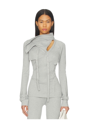 Ottolinger Ada Blouse in Grey. Size M. Also in S.