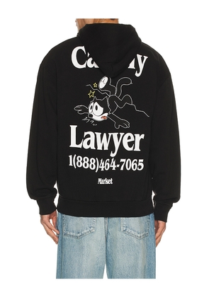 Market x Felix The Cat Call My Lawyer Hoodie in Black. Size L. Also in M, S, XL/1X.