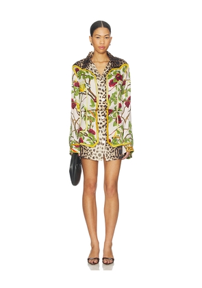 Muma World Ispahan Tailored Shirt Dress in Ivory. Size L. Also in M, S, XL, XS.