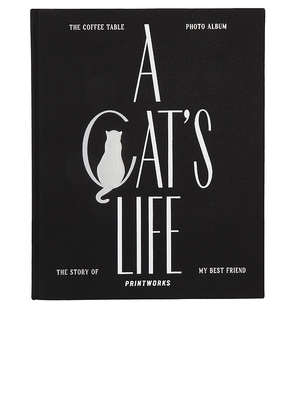 Printworks A Cat's Life Cat Album in Black.