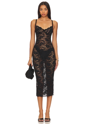 superdown Nada Sheer Dress in Black. Size M. Also in L.
