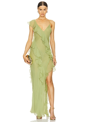 Ronny Kobo Olivialle Dress in Sage. Size M. Also in XL.