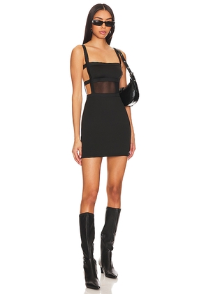 superdown Camille Strappy Mini Dress in Black. Size S. Also in L, M.