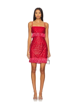 SAYLOR Caitriona Dress in Red. Size L. Also in M, XS.