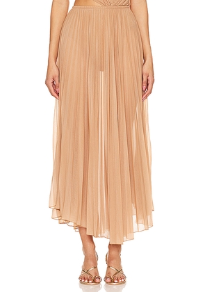 Ronny Kobo Mori Skirt in Tan. Size M. Also in S.