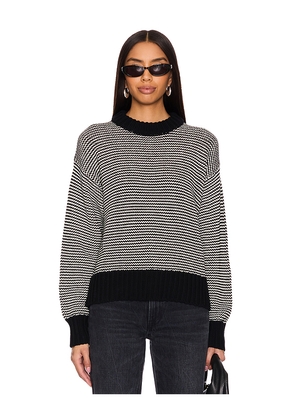 PISTOLA Jadine Pullover in Black,White. Size M. Also in S, XS.