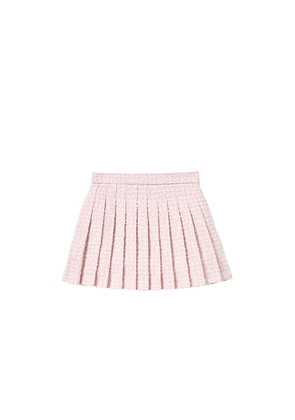 self-portrait Kids Bow Boucle Skirt in Pink. Size 6/7. Also in 3/4T.