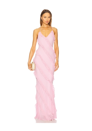 Runaway The Label Barlow Maxi Dress in Pink. Size M. Also in S, XS.