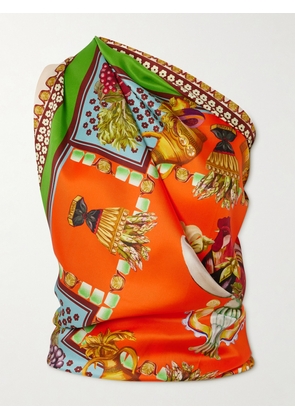 ALÉMAIS - Rocco Printed Silk-twill Scarf - Multi - One size