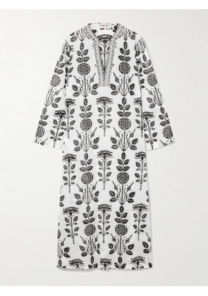 Emporio Sirenuse - Giada Printed Cotton-voile Kaftan - Multi - IT38,IT40,IT42,IT44,IT46,IT48,IT50