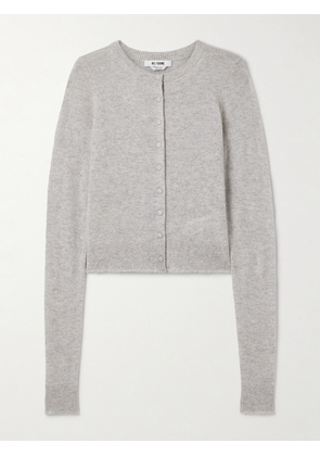 RE/DONE - Cashmere Cardigan - Gray - x small,small,medium,large