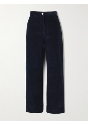 TOTEME - Cotton-corduroy Straight-leg Pants - Blue - DK32,DK34,DK36,DK38,DK40