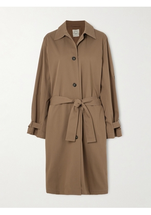 TOTEME - Organic Cotton-drill Trench Coat - Brown - DK32,DK34,DK36,DK38,DK40