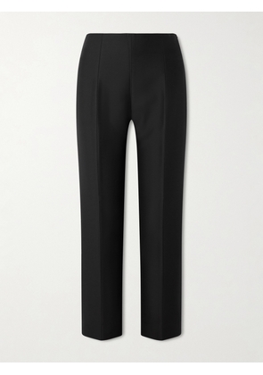 TOTEME - Wool And Silk-blend Straight-leg Pants - Black - DK32,DK34,DK36,DK38,DK40