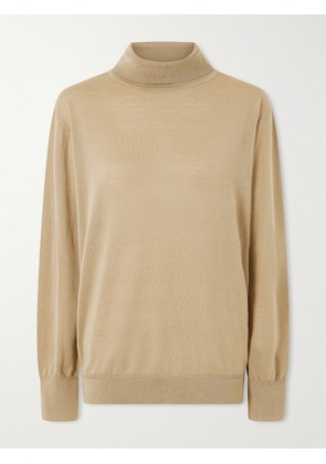 TOTEME - Wool Turtleneck Sweater - Neutrals - x small,small,medium,large,x large