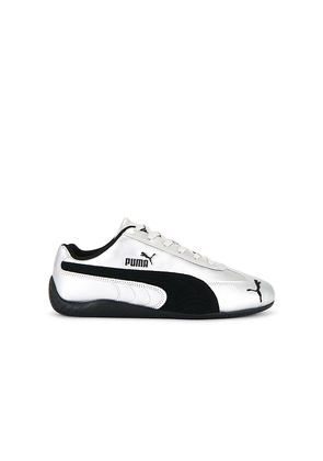 Puma Select Speedcat Metallic Sneaker in Metallic Silver. Size 10. Also in 12, 13.