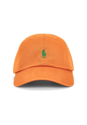 Polo Ralph Lauren Chino Sport Cap in Orange.