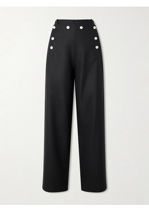 S.S. Daley - Sailor Wool Straight-leg Pants - Black - UK 4,UK 6,UK 8,UK 10,UK 12,UK 14