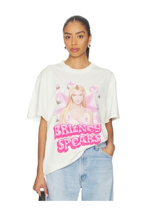 Philcos Britney Spears Bubbles Tee in Cream in Cream. Size L. Also in M, S, XL/1X.
