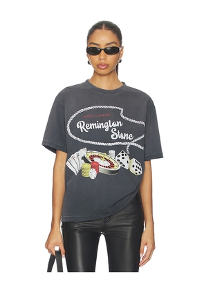 Remington Stone Casino Tee in Navy. Size L. Also in M, S, XL/1X, XS.