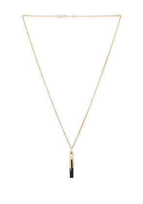 Vitaly Glitch Necklace in Metallic Gold. Size 22in. Also in .