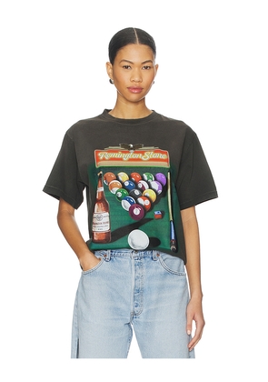 Remington Stone Pool Hall Tee in Grey. Size L. Also in M, S, XL/1X, XS.