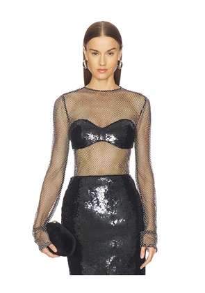 AFEW Rahul Mishra Mesh Leotard in Black. Size L. Also in M, S, XL, XS.
