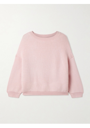 KHAITE - Sabina Cashmere And Mohair-blend Sweater - Pink - x small,small,medium,large,x large