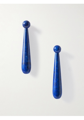 Sophie Buhai - Angelika Silver Lapis Lazuli Earrings - Blue - One size