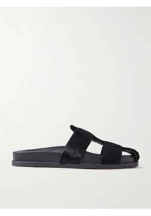 Ancient Greek Sandals - Skafi Calf Hair Sandals - Black - IT35,IT37,IT38,IT39,IT40,IT41