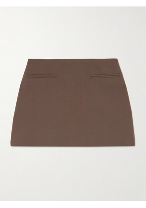 SIR. - Dylan Woven Mini Skirt - Brown - 01,2,3,4