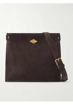 Métier - Stowaway Suede Shoulder Bag - Brown - One size