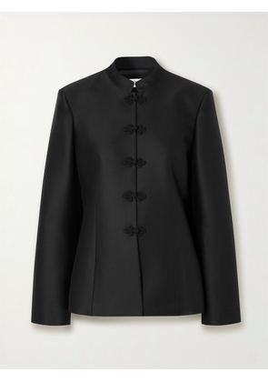 RÓHE - Wool And Silk-blend Twill Jacket - Black - FR 34,FR 36,FR 38,FR 40,FR 42,FR 44