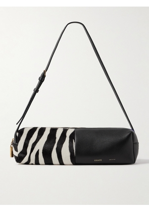 KHAITE - Kye Zebra-print Calf Hair And Leather Shoulder Bag - Animal print - One size