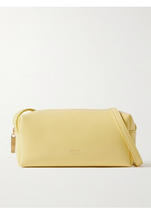 KHAITE - Kye Glossed-leather Shoulder Bag - Yellow - One size