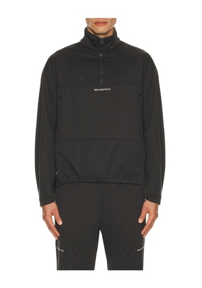 Whitespace Quarter Zip Softshell Top in Grey. Size M. Also in S, XL/1X, XXL/2X.