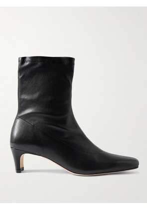 STAUD - Wally Sock Leather Ankle Boots - Black - IT35,IT36,IT36.5,IT37,IT37.5,IT38,IT38.5,IT39,IT39.5,IT40,IT40.5,IT41,IT41.5,IT42