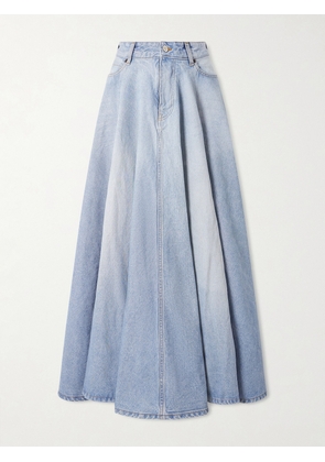 Balenciaga - Godet Paneled Denim Maxi Skirt - Blue - IT36,IT38,IT40