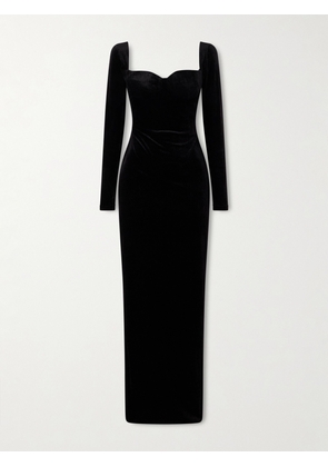 Balenciaga - Velvet Bustier Gown - Black - IT36,IT38,IT40,IT42