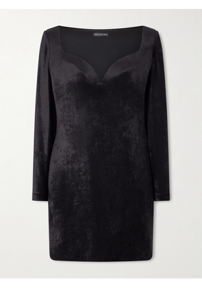 Balenciaga - Stretch-velvet Mini Dress - Black - IT32,IT36,IT38