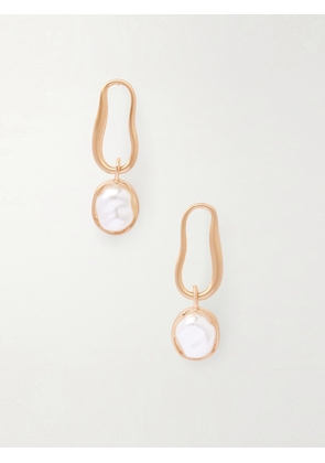 Cult Gaia - Vera Gold-tone Faux Pearl Earrings - One size