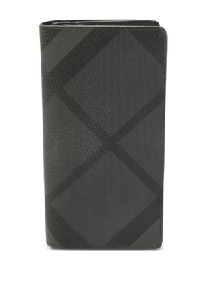 Burberry Pre-Owned Checked bi-fold wallet - Black