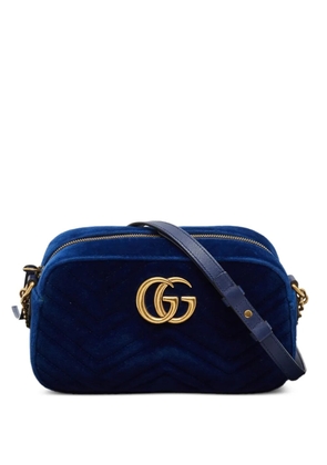 Gucci Pre-Owned Marmont quilted shlouder bag - Blue