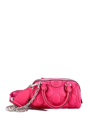 Gucci Pre-Owned Ophidia Convertible Boston Top Handle Bag GG Matelasse Leather Mini crossbody bag - Pink