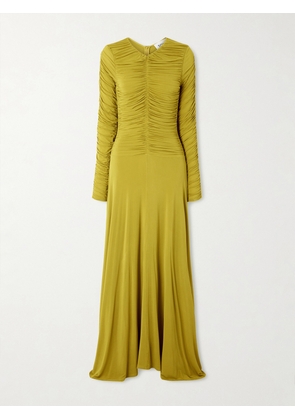 TOVE - Eira Gathered Jersey Gown - Yellow - FR 34,FR 36,FR 38,FR 40,FR 42