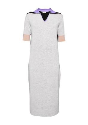 Balenciaga Pre-Owned knitted midi dress - Grey