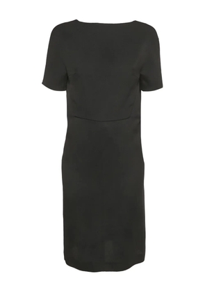 Balenciaga Pre-Owned crepe midi dress - Black