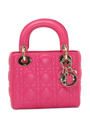 Christian Dior Pre-Owned mini Lady Dior crossbody bag - Pink